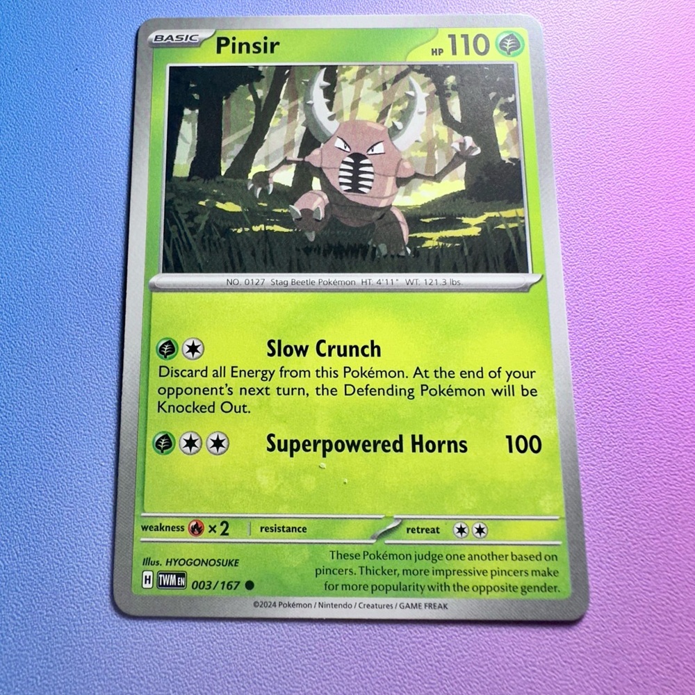pinsir - 003/167 (common) — pokemon: twilight masquerade